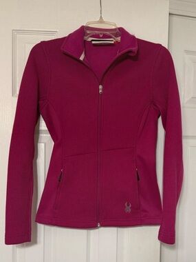 Spyder Core Sweater Women’s Pink Full Zip Jacket